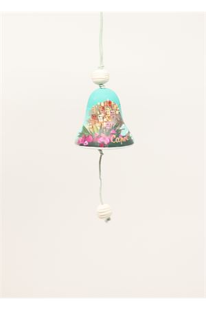 campanella di capri in ceramica con paesaggio dipinto Capri Bell | 20125103VERDE